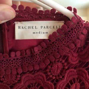 Beautiful dark red lace dress!